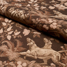 Load image into Gallery viewer, Schumacher Hound Meadow Fabric 182260 / Sepia