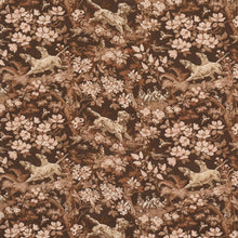 Load image into Gallery viewer, Schumacher Hound Meadow Fabric 182260 / Sepia