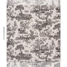 Load image into Gallery viewer, Schumacher Western Toile  Fabric 182270 / Carbon