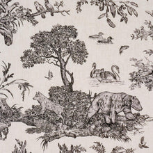 Load image into Gallery viewer, Schumacher Western Toile  Fabric 182270 / Carbon