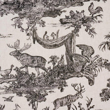 Load image into Gallery viewer, Schumacher Western Toile  Fabric 182270 / Carbon