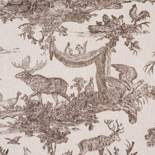 Load image into Gallery viewer, Schumacher Western Toile  Fabric 182271 / Sepia