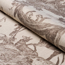 Load image into Gallery viewer, Schumacher Western Toile  Fabric 182271 / Sepia