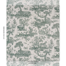 Load image into Gallery viewer, Schumacher Western Toile  Fabric 182272 / Forest