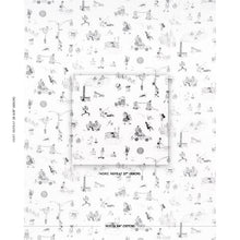 Load image into Gallery viewer, Schumacher Joana Avillez's Street Scenes Fabric 182331 / Black &amp; White