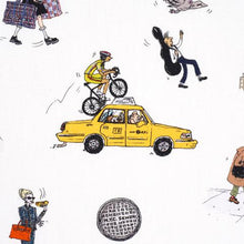 Load image into Gallery viewer, Schumacher Joana Avillez's Street Scenes Fabric 182332 / Multicolor On White