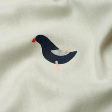 Load image into Gallery viewer, Schumacher Birds Hand Block Print Fabric 182380 / Black On Natural