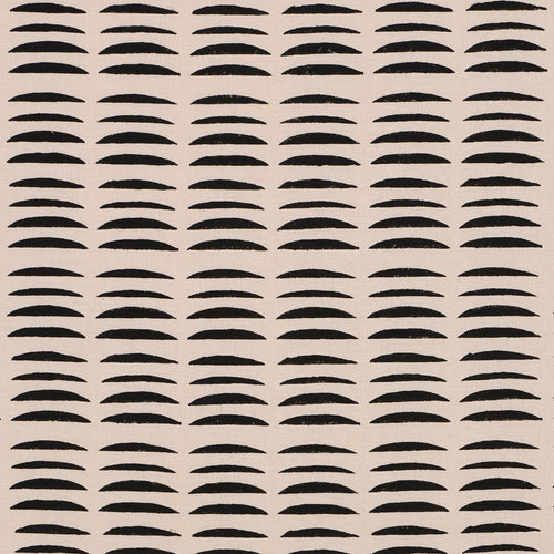 Schumacher Parable Hand Block Fabric 182471 / Charcoal