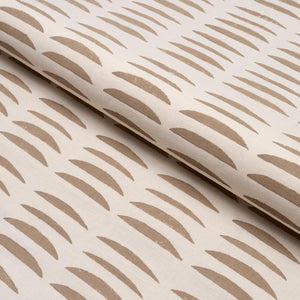 Schumacher Parable Hand Block Fabric 182472 / Sand