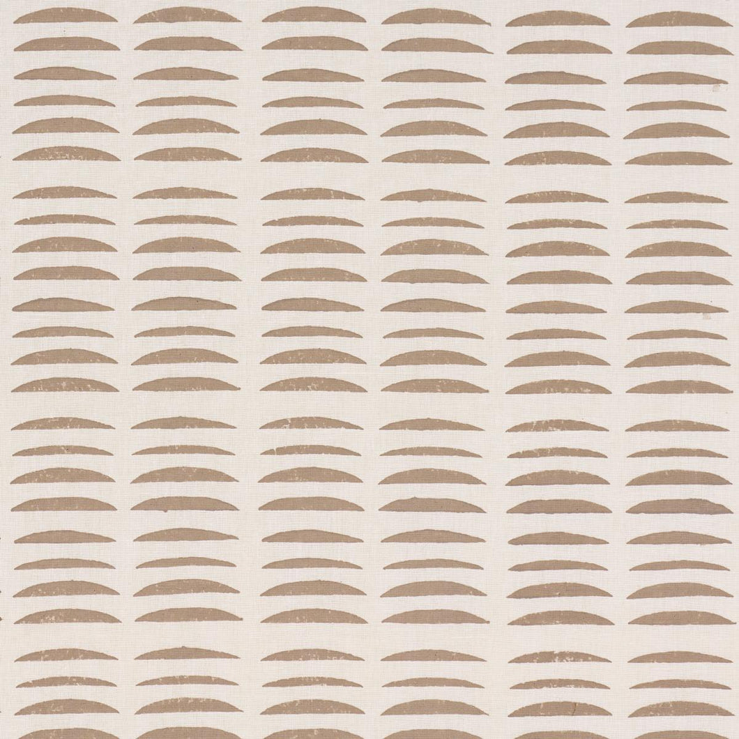 Schumacher Parable Hand Block Fabric 182472 / Sand
