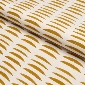 Schumacher Parable Hand Block Fabric 182473 / Ginger