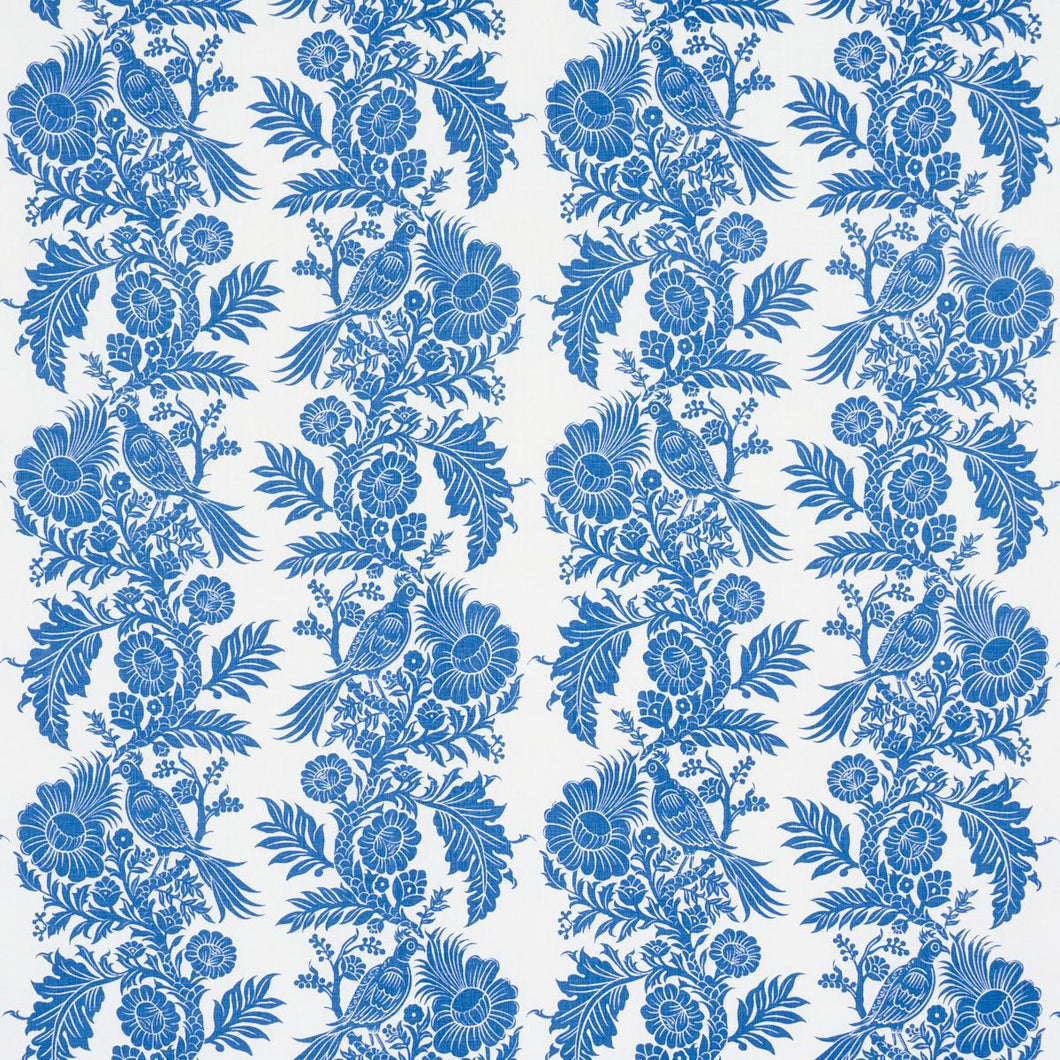 Schumacher Raven Woods Fabric 182531 / Blue