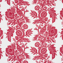 Load image into Gallery viewer, Schumacher Raven Woods Fabric 182532 / Red