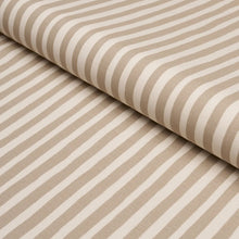 Load image into Gallery viewer, Schumacher Chaney Stripe Fabric 182550 / Sand
