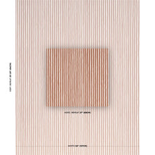 Load image into Gallery viewer, Schumacher Chaney Stripe Fabric 182551 / Terracotta