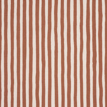 Load image into Gallery viewer, Schumacher Chaney Stripe Fabric 182551 / Terracotta