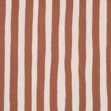 Load image into Gallery viewer, Schumacher Chaney Stripe Fabric 182551 / Terracotta