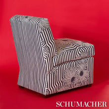 Load image into Gallery viewer, Schumacher Chaney Stripe Fabric 182552 / Carbon