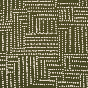 Schumacher Coco Hand Screen Print Fabric 182580 / Palm Tree Green