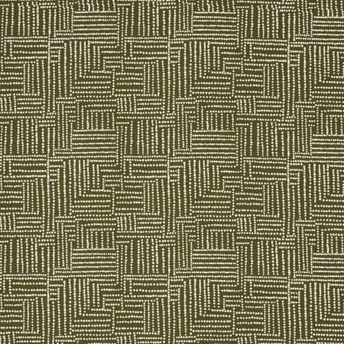 Schumacher Coco Hand Screen Print Fabric 182580 / Palm Tree Green