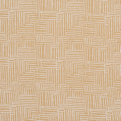Schumacher Coco Hand Screen Print Fabric 182581 / Sunbleached Ochre