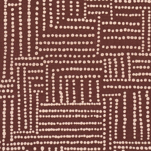 Schumacher Coco Hand Screen Print Fabric 182582 / Coconut Latte