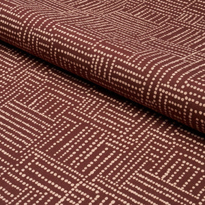 Schumacher Coco Hand Screen Print Fabric 182582 / Coconut Latte