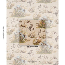 Load image into Gallery viewer, Schumacher Dog &amp; Duck Fabric 182660 / Alabaster