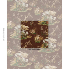 Load image into Gallery viewer, Schumacher Dog &amp; Duck Fabric 182661 / Brown