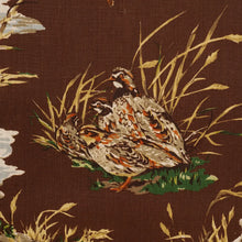 Load image into Gallery viewer, Schumacher Dog &amp; Duck Fabric 182661 / Brown