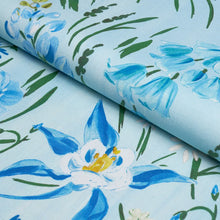 Load image into Gallery viewer, Schumacher Oz Floral Fabric 182851 / Sky
