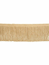 Load image into Gallery viewer, 4.75" Wide Golden Beige Tassel Bullion Fringe Trim