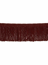 Load image into Gallery viewer, 4.75" Wide Wine Red Burgundy Tassel Bullion Fringe Trim