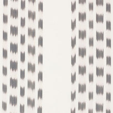 Load image into Gallery viewer, Set of Two Made to Order Schumacher Izmir Ikat Stripe Side Drapery Panels