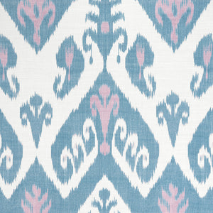 Set of Two Made to Order Thibaut Indies Ikat Side Drapery Panels