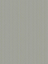 Load image into Gallery viewer, 118” Wide Semi Sheer White Buff Beige Stripe Drapery Fabric FB