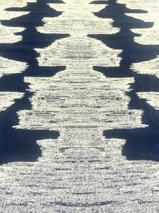 Perennials Ink Blot After Midnight Navy Blue Indoor Outdoor Upholstery Fabric WHS-5002