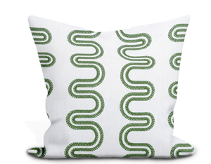 Thibaut Herriot Way Embroidery Pillow
