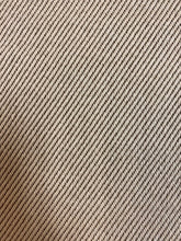 Load image into Gallery viewer, 1.5 Yard Designer Water &amp; Stain Resistant Indoor Outdoor Cream Brown Stripe Tweed Upholstery Fabric WHS 4611