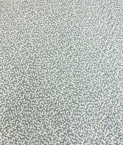 Designer Reversible Blue Cream Coral Pattern Upholstery Drapery Fabric STA 5063