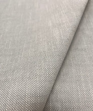 Load image into Gallery viewer, 56” Wide Designer Performance Stain Resistant Light Grey Tweed MCM Upholstery Fabric