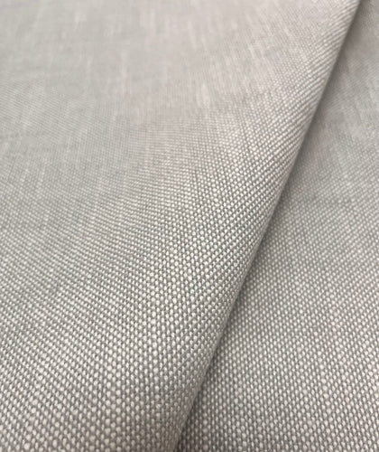56” Wide Designer Performance Stain Resistant Light Grey Tweed MCM Upholstery Fabric