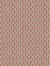 Load image into Gallery viewer, Linen Hot Pink Ecru Small Print Botanical Linen Drapery Fabric FB