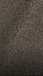 chocolate brown genuine leather hide