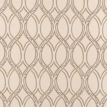 Load image into Gallery viewer, Crypton Cream Grey Mustard Geometric Upholstery Fabric