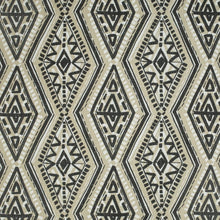 Load image into Gallery viewer, Heavy Duty Mustard Brown Cream Black Mudcloth Ethnic Geometric Upholstery Fabric