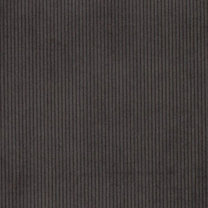 Heavy Duty Fade Resistan Charcoal Black Corduroy Upholstery Fabric