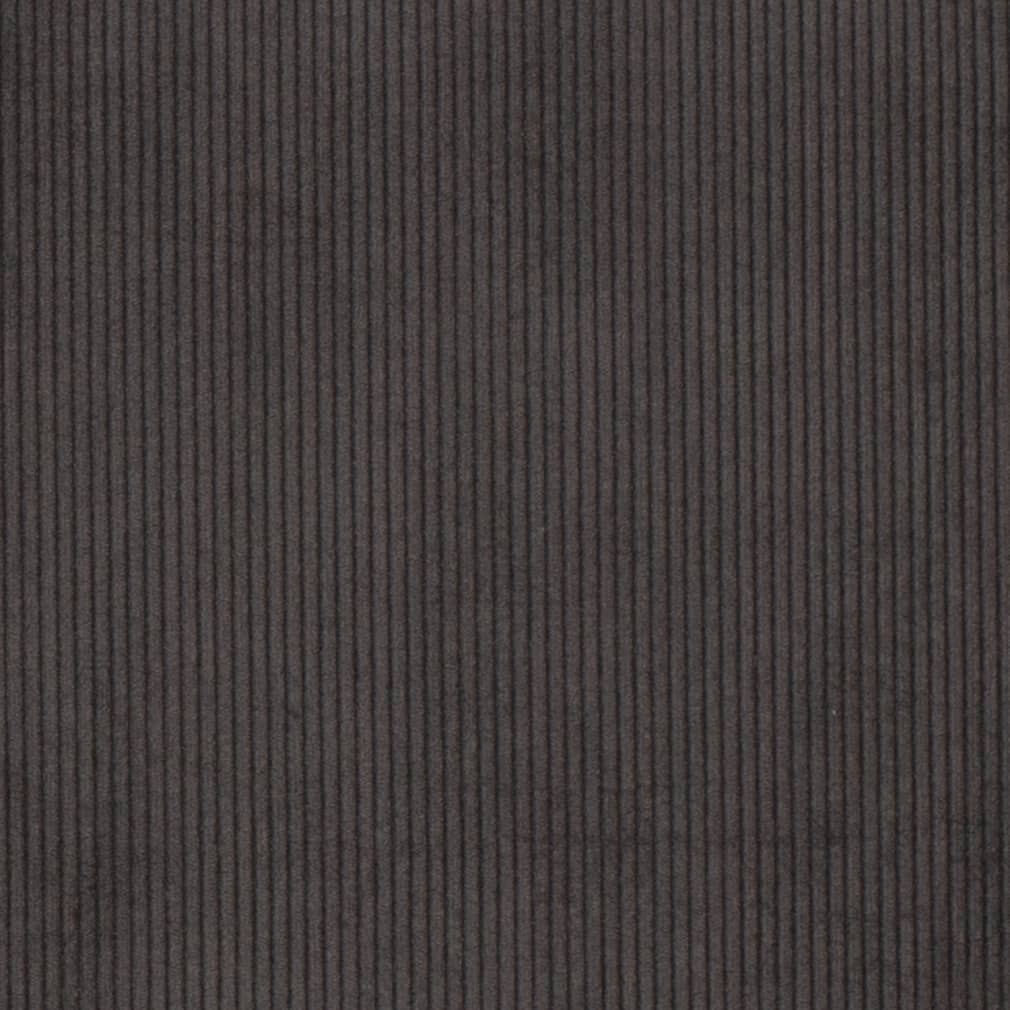 Heavy Duty Fade Resistan Charcoal Black Corduroy Upholstery Fabric