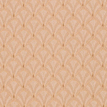 Load image into Gallery viewer, Heavy Duty Art Deco Fan Honey Beige Upholstery Drapery Fabric