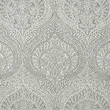 Load image into Gallery viewer, Stain Resistant Teal Taupe Cream Medallion Upholstery Drapery Fabric